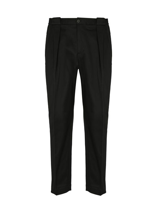 Pantalone Portobellos in cotone Nero BRIGLIA | PORTOBELLOS 40008300010